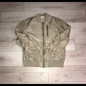 On The Byas Beige Bomber Jacket